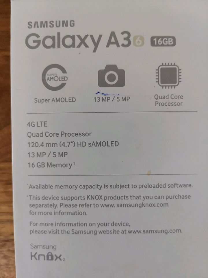 Samsung Galaxy A3 (6) 16GB in Schwendi