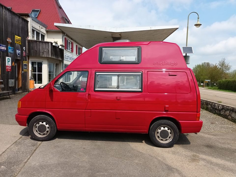 VW T4 Malibu Carthago Camping Bus Wohnmobil, rostfrei, 31J.1.Hand in Mönchsdeggingen