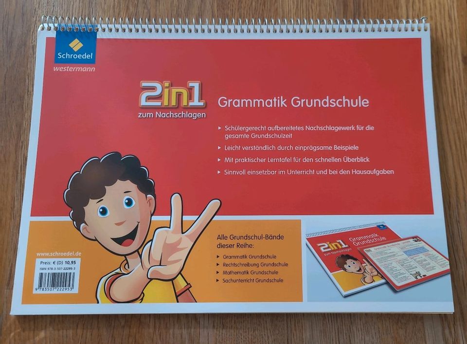 Grammatik Grundschule 2in1 Nachlagewerk & Lerntafel in Mögglingen