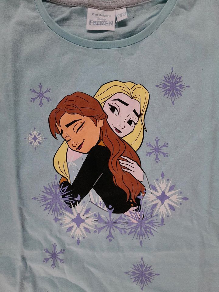 ♡♡♡ Kleid Gr. 122 128 Frozen Longshirt Anna und Elsa ♡♡♡ in Weischlitz