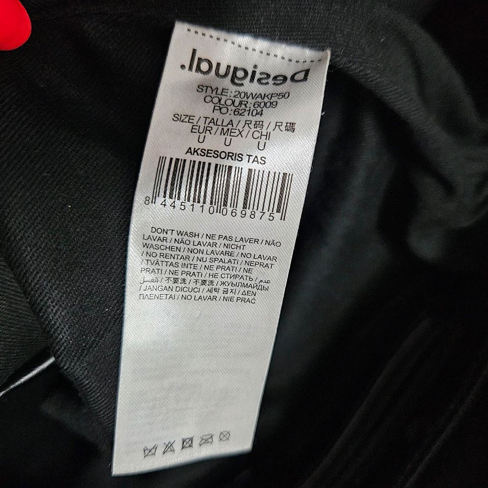 Desigual Rucksack emroided backpack Braun Tasche Handtasche in Essen