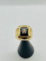 Gold Herrenring Medusa Ring Damen „Versace“ Gold 585 14K Ø62 Sieg Nordrhein-Westfalen - Krefeld Vorschau