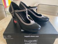 NEU BUGATTI SLINGPUMPS LEDER 39 Schwarz Silber Brandenburg - Oranienburg Vorschau