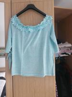 Hellblau off shoulder schulterfrei Carmenbluse Spitzen gr 38 40 Bayern - Hof (Saale) Vorschau