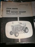 John Deere 60 Mähwerk Bedienungsanleitung Hessen - Homberg Vorschau