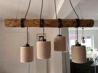 Lampe Holz mit Lampenschirmen Pendelleuchte Niedersachsen - Nienburg (Weser) Vorschau