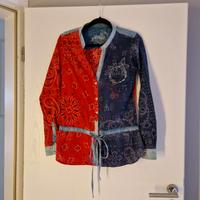 Bluse Rot blau gemustert Desigual Gr XS Niedersachsen - Bohmte Vorschau