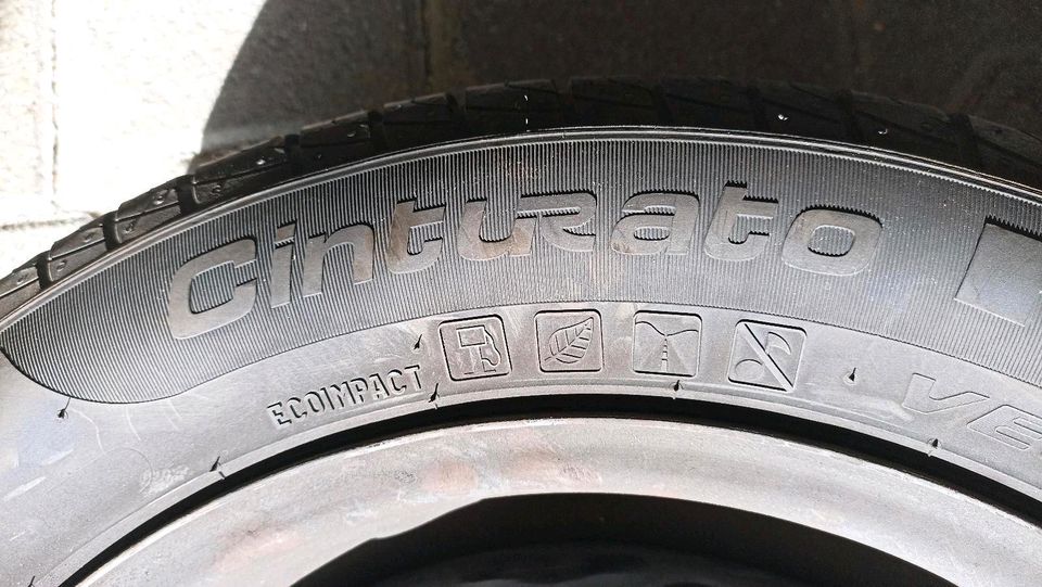 4 x Sommerreifen Pirelli Cinturado P1 auf Stahlfelge - gebraucht! in Kirchheim am Neckar