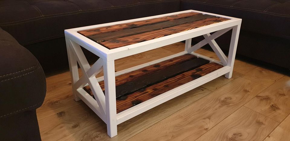 Holz Couch Tisch | Shabby | Landhaus in Wakendorf II