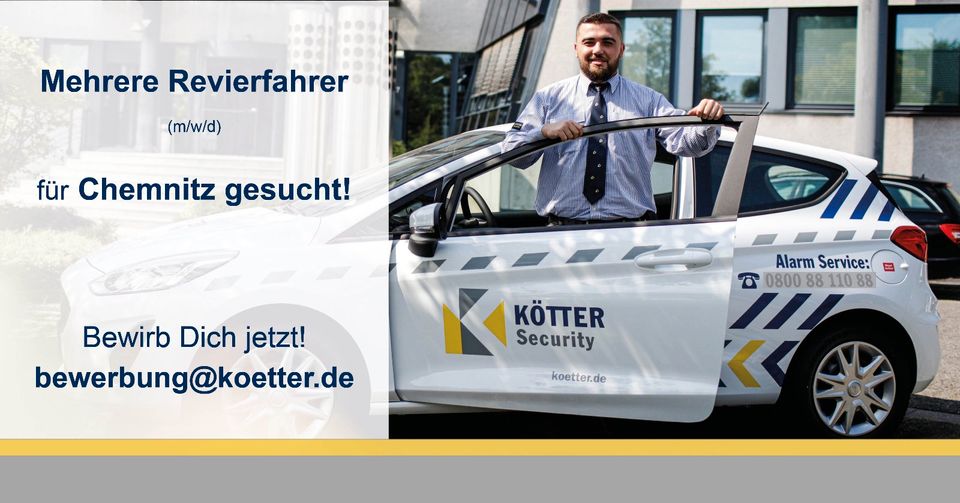 Revierfahrer / Sicherheitskraft (m/w/d) Kontrolldienst - Chemnitz in Chemnitz