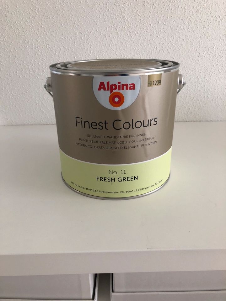 Alpina Feine Farbe No.11 Fresh Green neu in Bockau