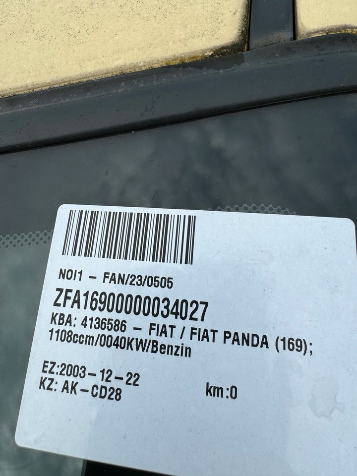 Fiat Panda 169 1.1L 40KW Autoteile Ersatzteile Schlachtfest in Waldbröl