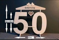 Holzzahlen von 0-9, 40cm hoch für Hochzeiten,Jubiläum,Geburtstage Niedersachsen - Hude (Oldenburg) Vorschau