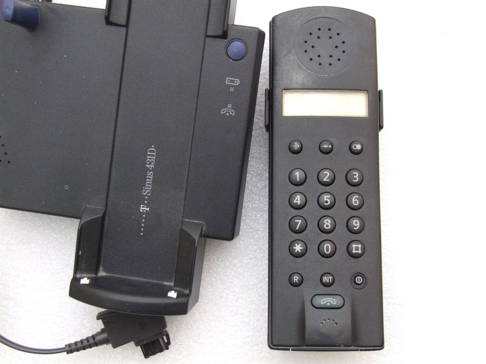 DECT-Telefon, Siemens FreeLine Sinus 431D, mit 2. Mobilteil in Lahnau