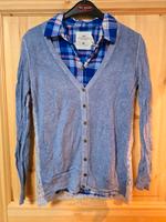 Set Kombi Cardigan Strickjacke und Bluse blau kariert S M 36 38 Niedersachsen - Bad Eilsen Vorschau