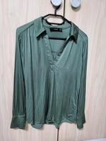 hallhuber 40 Bluse grün Hessen - Maintal Vorschau
