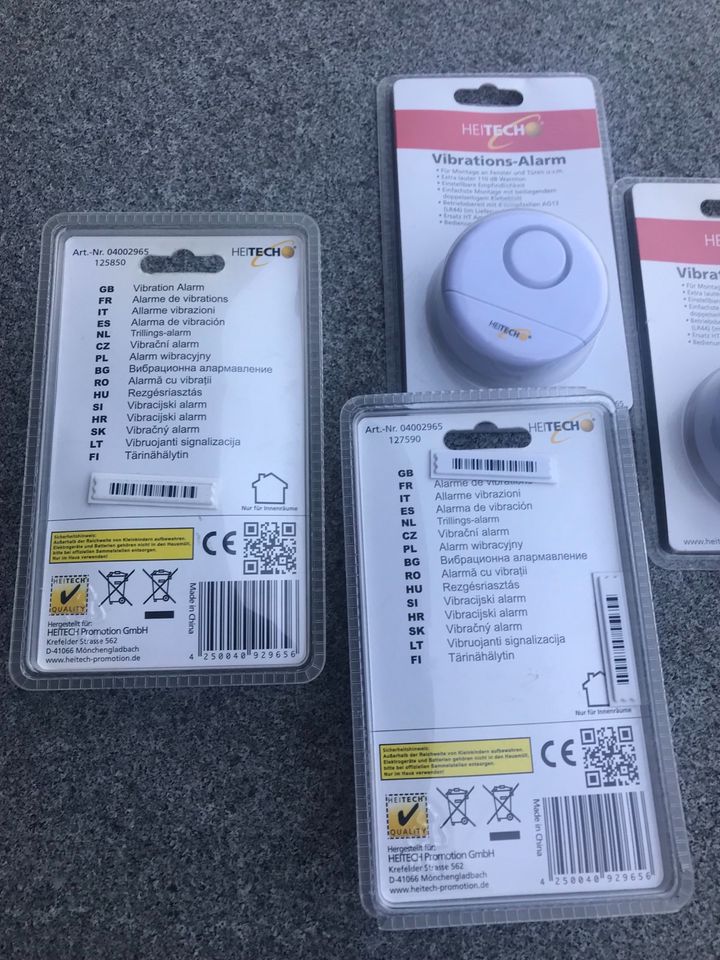 Heitech Erschütterungs-Sensor Alarm  4x neu  je 4€ in Dortmund