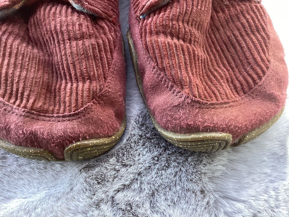 Wildlinge ⭐️ Rubus 35 ⭐️ Barfuß Schuhe Cord rot Herbst in Oberkirch