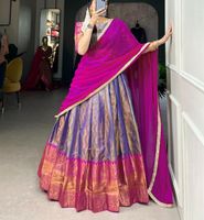 Lehenga halfsaree in pink indien saree Niedersachsen - Munster Vorschau