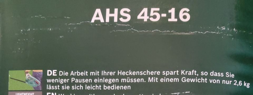 Elektrische Heckenschere AHS 45- 16 in Solingen