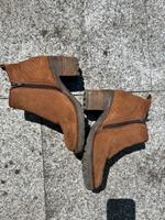 Braune Wildleder-Stiefeletten / Brown Suede Ankle Boots Mecklenburg-Vorpommern - Wismar Vorschau