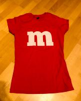 T-Shirt M&M, rot, Größe S, Verkleidung, Karneval, Fasching Baden-Württemberg - Freiburg im Breisgau Vorschau