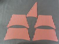 5 Ersatz-Segel geeignet für Piratenschiff LEGO 6285 rot-weiß Hessen - Rodgau Vorschau