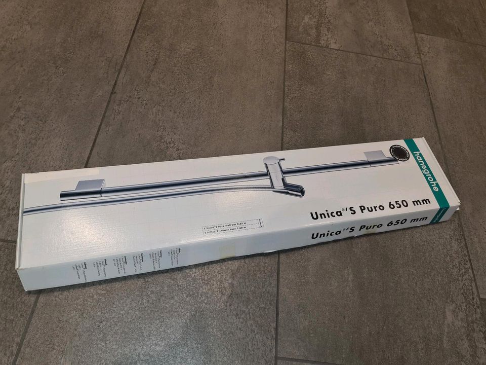 Hansgrohe Brausestange 65cm inkl. Schlauch in Bad König