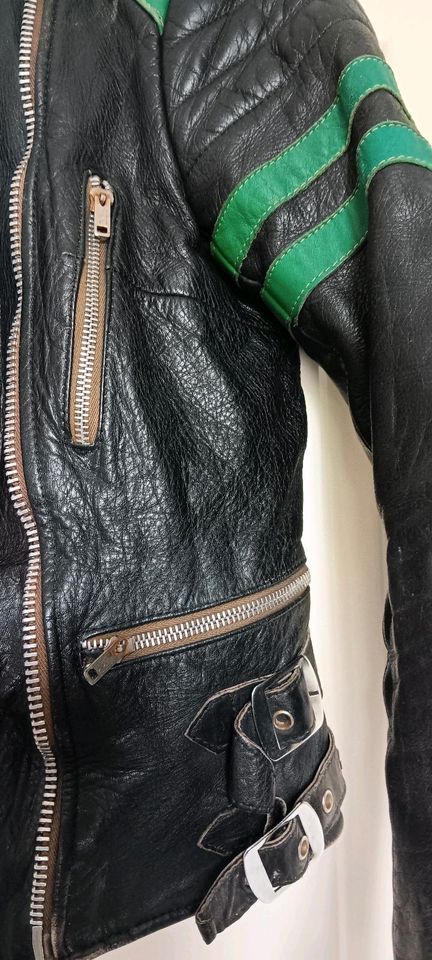 Vintage Biker-Lederjacke in Hessisch Oldendorf