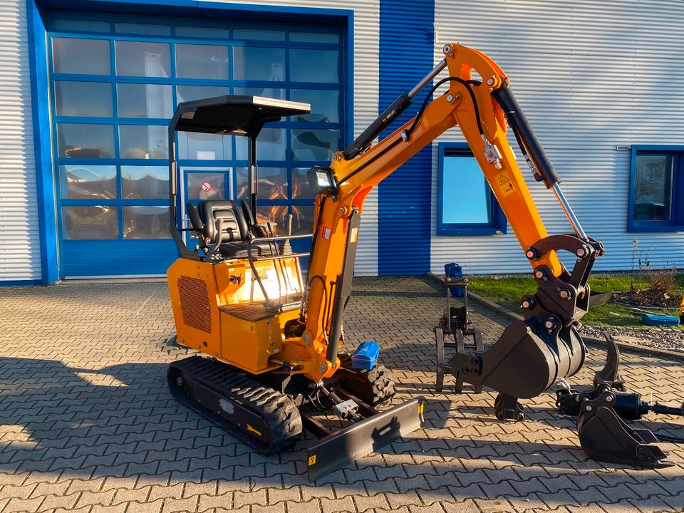 Minibagger BK1500JS + Zubehör *14.490€ NETTO*BERGER KRAUS*KUBOTA*JOYSTICK*ZUBEHÖRPAKET*SOFORT!* in Kassel