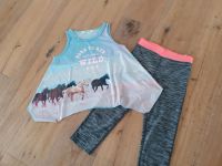 Set Pferde Shirt und Sport Leggings Gr. 134 - 140 Brandenburg - Rauen Vorschau