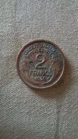 Französische alte 2 Francs Münze 1939 Niedersachsen - Wunstorf Vorschau