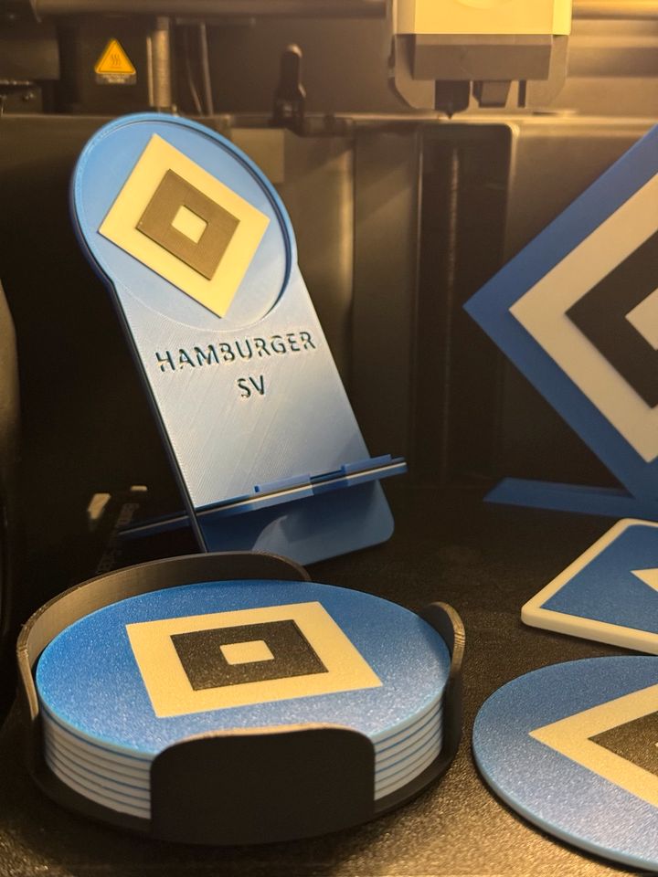 3d druck wie Beispiel Hamburger SV HSV Logo Fussballlogos in Eutin