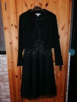 Schickes Pailetten Kleid schwarz mit Blazer Gr. 34/36 Niedersachsen - Hardegsen Vorschau