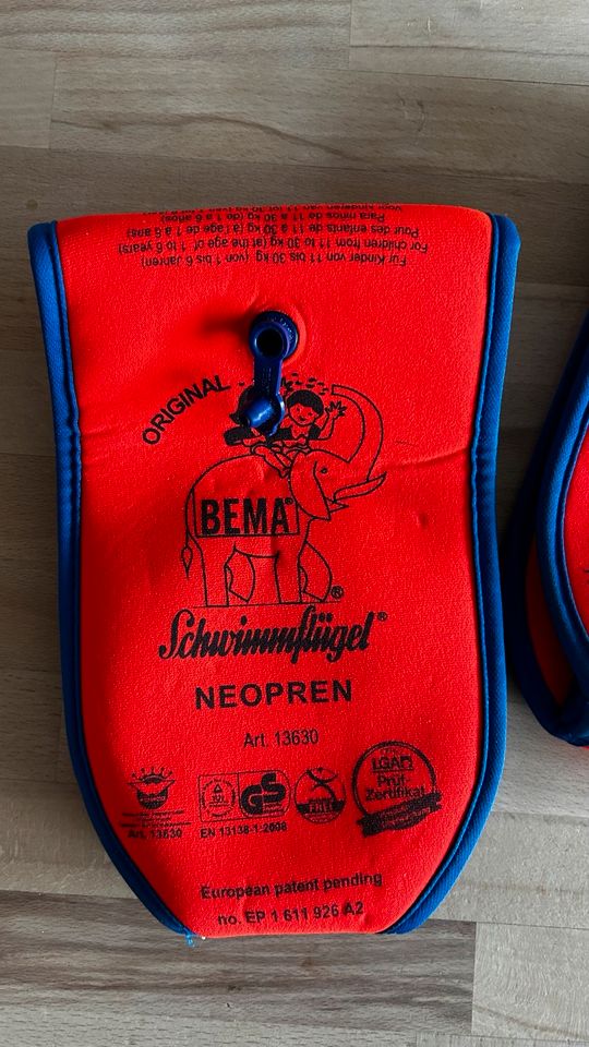 BEMA Neopren Schwimmflügel von 11-30 kg in Dortmund