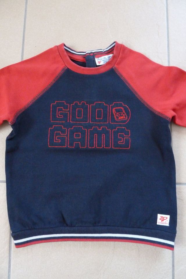 Jungen Sweatshirt blau/rot von Original Marines in Gr. 92 in Böblingen