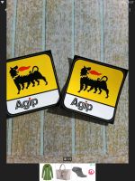 Agip Aufkleber 9x9cm 2-er Set, Rarität, altes Logo Baden-Württemberg - Bönnigheim Vorschau