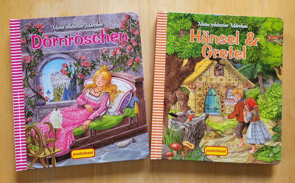 Kinderbücher Märchen Dornröschen und Hänsel und Gretel in Wolfschlugen