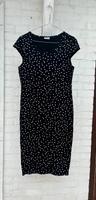 kurzärmliges Midi Kleid von ONLY Gr. L schwarz weiß gepunktet Nordrhein-Westfalen - Straelen Vorschau