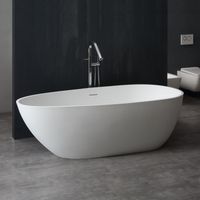 Badewanne Mineralguss StoneArt BS-505 weiß 171x85cm matt Bayern - Bad Kissingen Vorschau