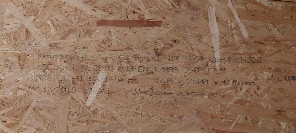 OSB Platten B 3 15 x 2500 x 675 2 Stück in Haren (Ems)