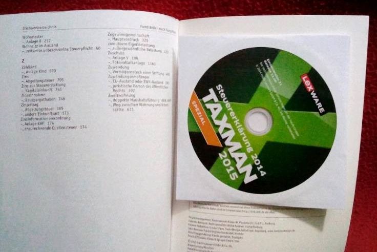 Buch + DVD Einkommen Steuererklärung 2014 NP 24,95 € in Werdau