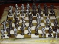 Dekoratives Schachspiel „Mittelalter“ aus Zinngießerei Brandenburg - Potsdam Vorschau