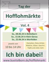 Hofflohmarkt in Büttelborn am 08.06.24 Pflanzen, Schmuck,Maschine Hessen - Büttelborn Vorschau