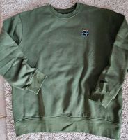 Sweatshirt Hoodie grün mit großen Rückenprint Gr.M von Pull&Bear Sachsen - Riesa Vorschau
