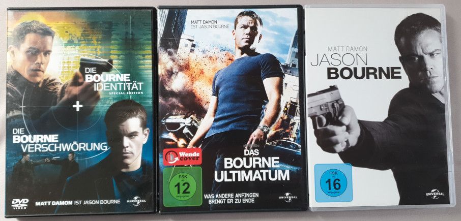 Jason Bourne DVD Sammlung in Buggingen