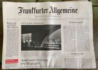 Einzelausgaben der Frankfurter Allgemeinen Zeitung Jahrgang 2022 Schleswig-Holstein - Wahlstedt Vorschau