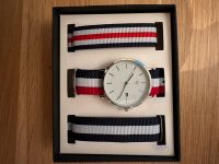 NEU Armbanduhr ET Daniel Wellington Stil Blau Rot Weiß Bayern - Pfaffenhofen a.d. Ilm Vorschau