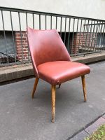 Dunkelroter Stuhl vintage Pankow - Prenzlauer Berg Vorschau