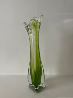 Verkaufe Retro Vintage Glas Solitär Vase grün aus den 70er Jahren Bayern - Hilpoltstein Vorschau